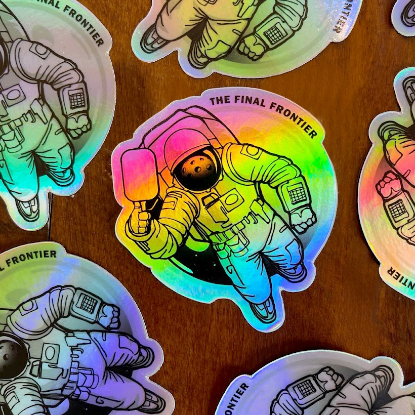 Pickleball Sticker The Final Frontier