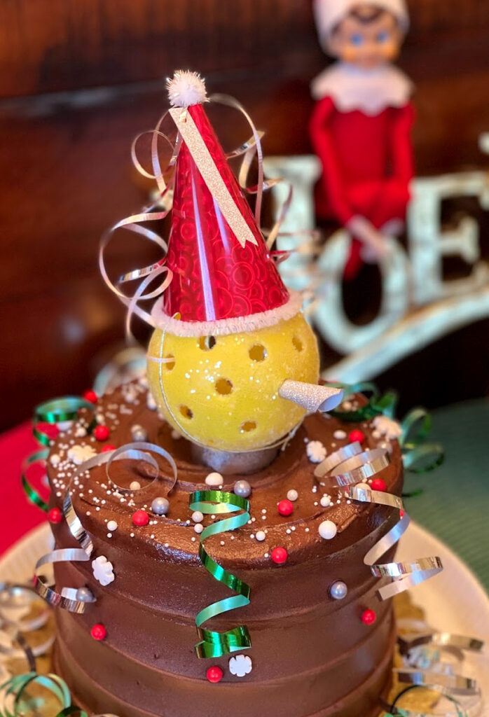 Christmas Pickleball Decoration